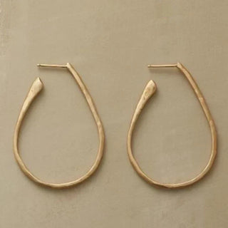 Vintage Gold Hoop Ohrringe