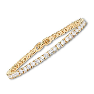 Moissanite-Armband | Gold