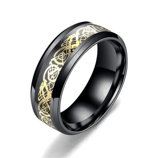 Goldener Unendlichkeitsring Vintage
