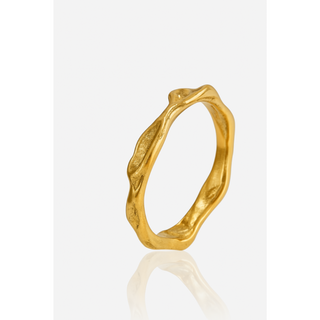 Vintage Ring aus geschmiedetem Gold